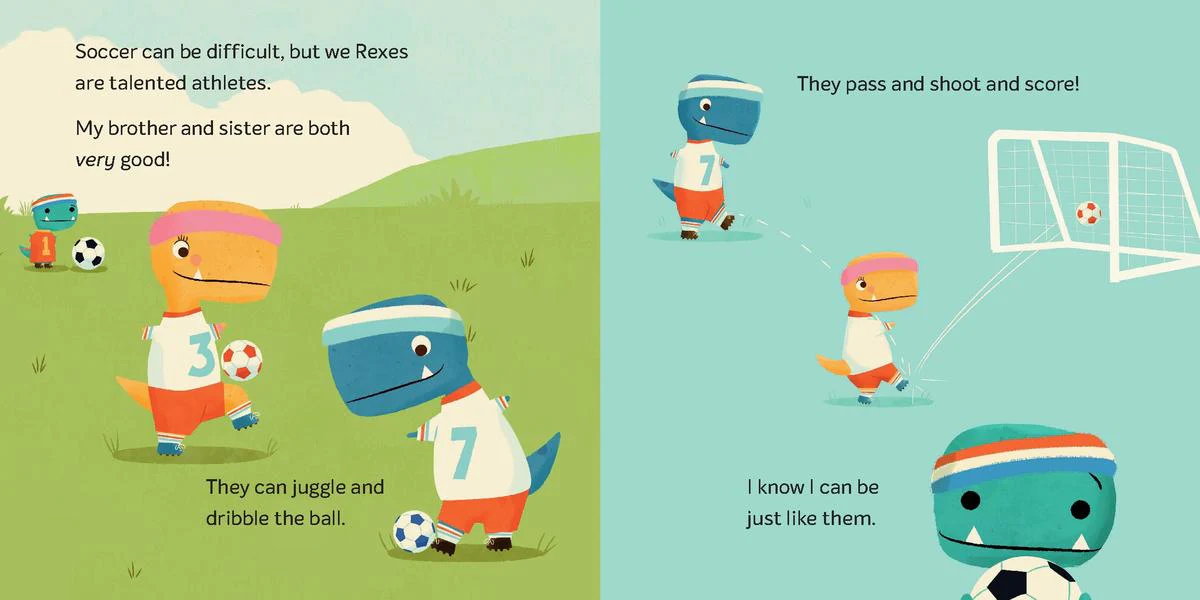 Tiny T. Rex Tries Soccer - Image 3