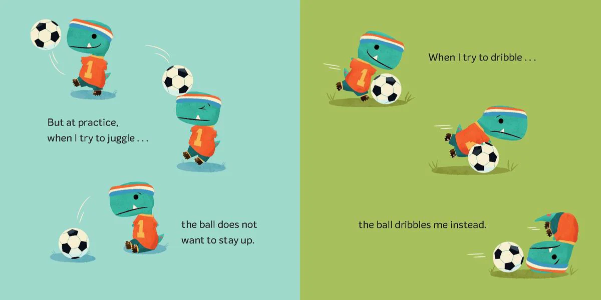 Tiny T. Rex Tries Soccer - Image 4