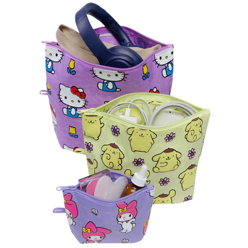 Go Pouch Set: Hello Kitty and Friends Florals - Image 3